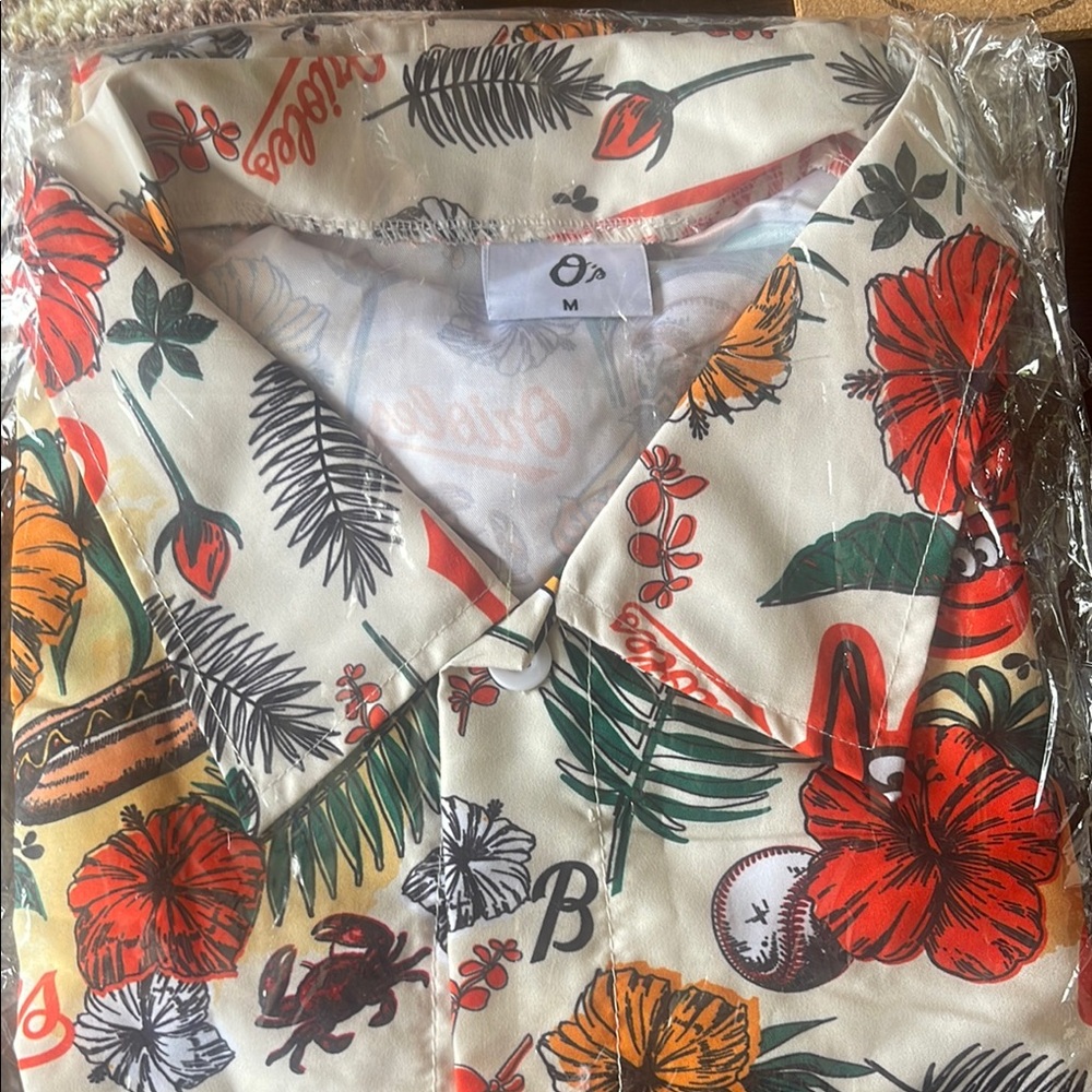 Tropical Print Men's Shirt